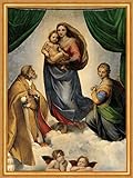 Biller Antik Die Sixtinische Madonna Raffael Sankt Barbara Papst Sixtus II. LW H A2 0474