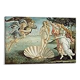 KIHENE Sandro Botticelli Gemälde Kunstwerke – (Die Geburt der Venus) Poster, Wandkunst, Gemälde, Leinwand, Geschenk, Wohnzimmer, Drucke, Schlafzimmer, Dekor, Kunstwerke, 60 x 90 cm