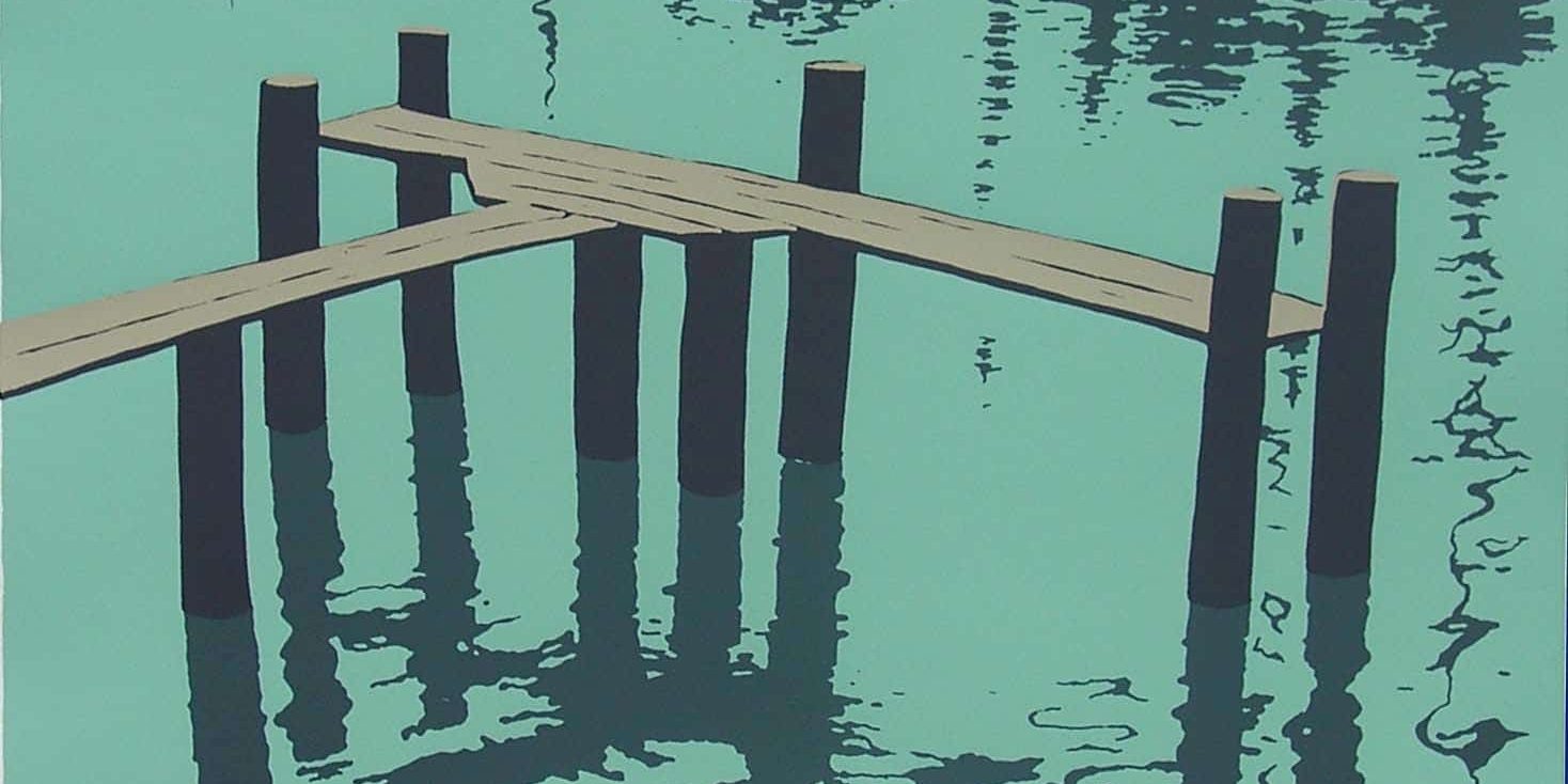 Serigraphie Landungssteg Serigraphie Landungssteg