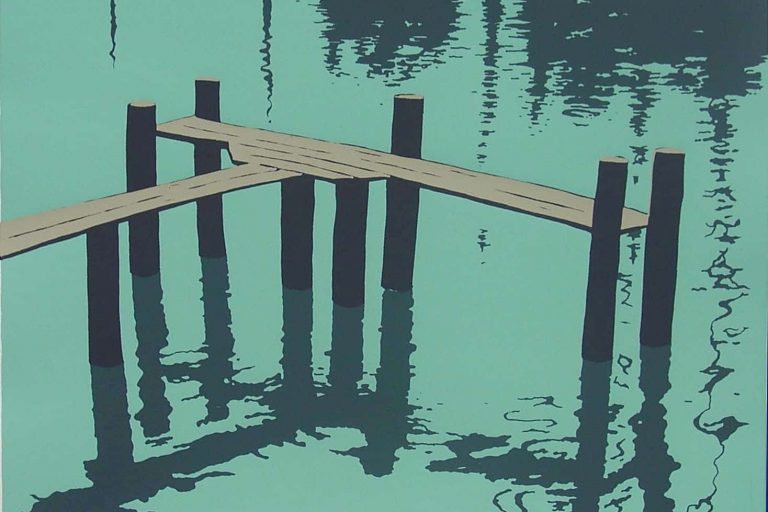 Serigraphie Landungssteg