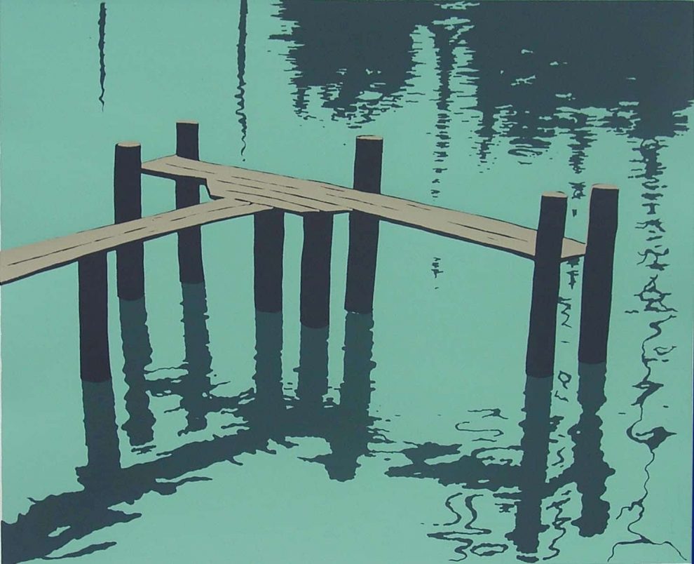 Serigraphie Landungssteg