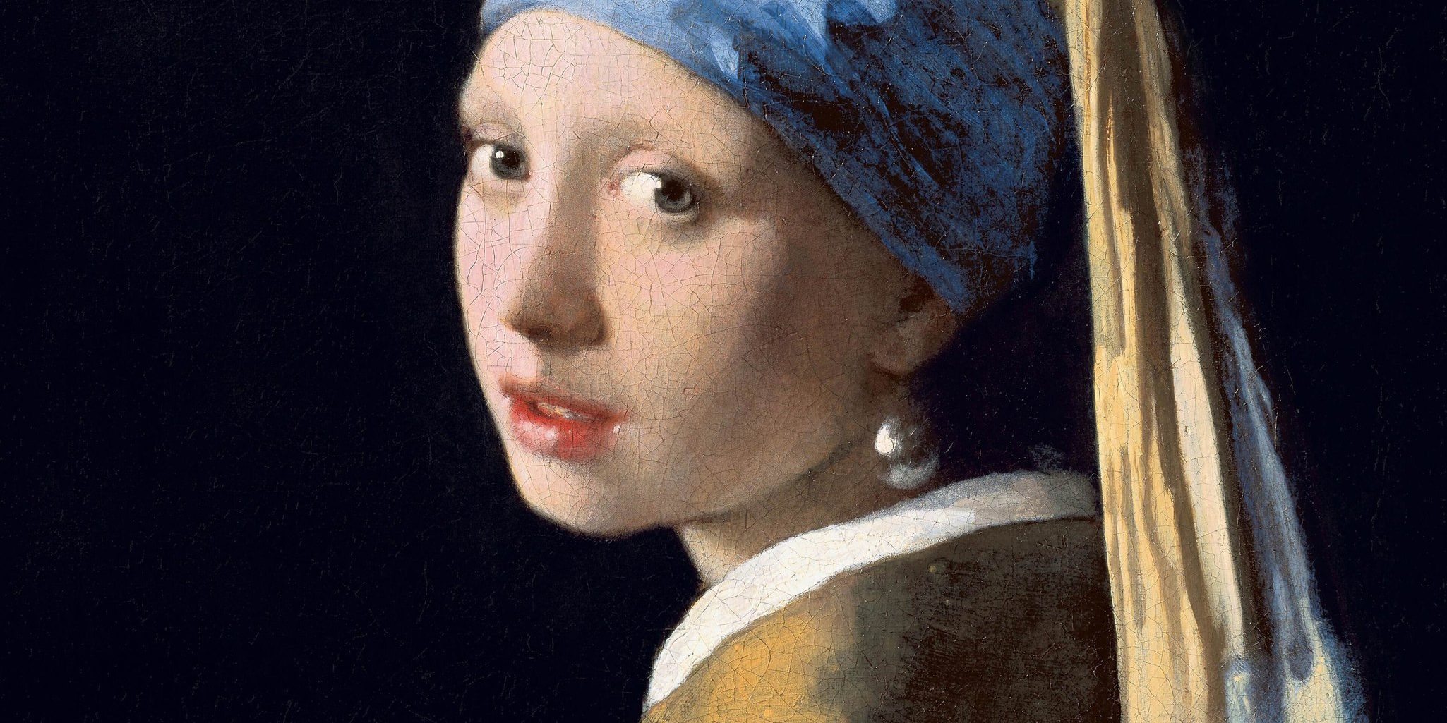 Jan Vermeer, Das Mädchen mit dem Perlenohrring: Mädchen mit blau-gelbem Turban und Perle im Ohr